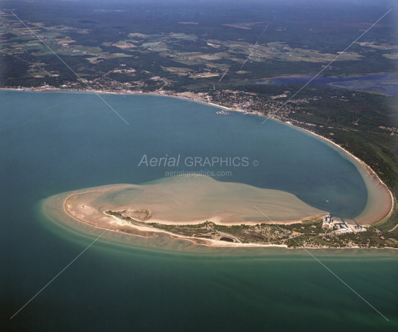 Tawas Bay in Iosco County, Michigan